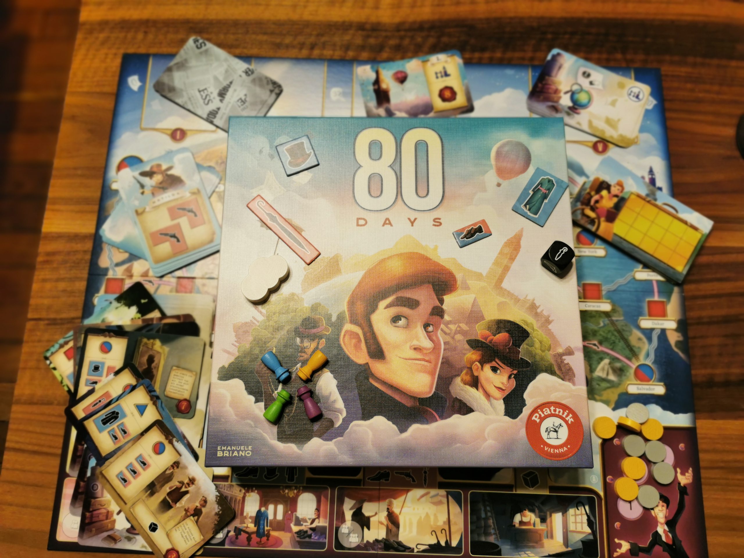 80 Days - Spielmaterial