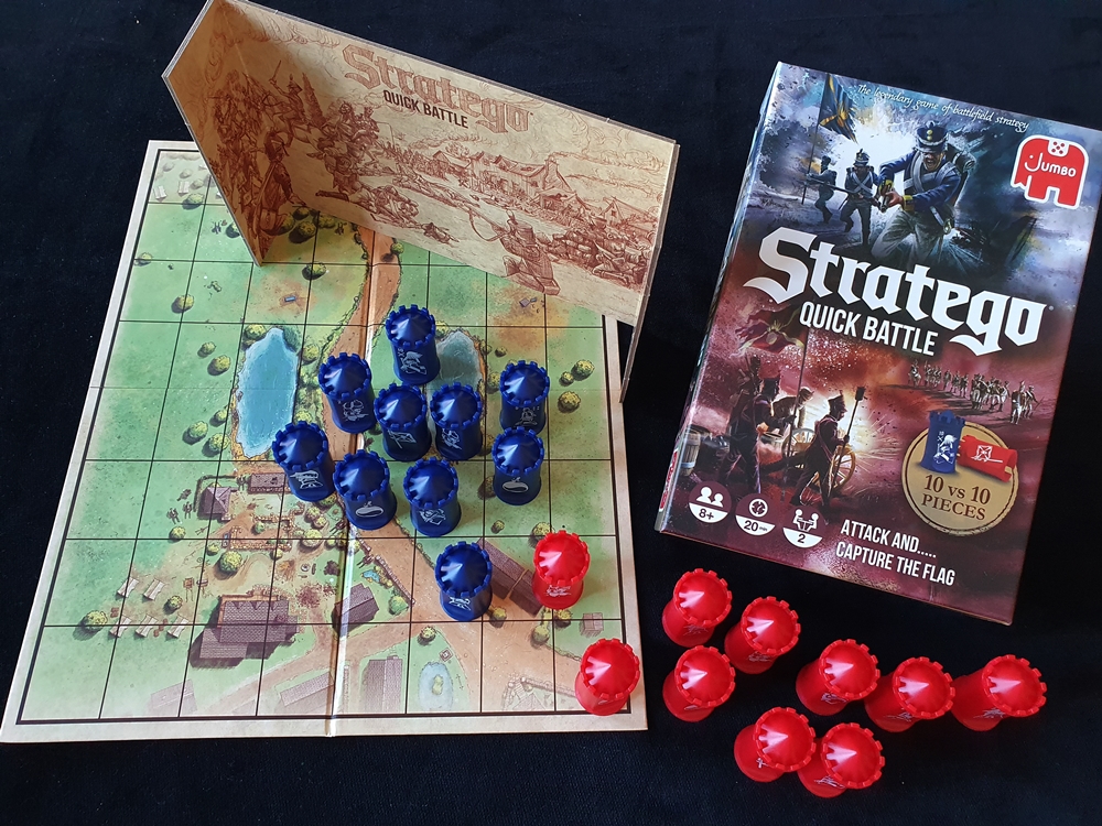 Spielkarton und Inhalt