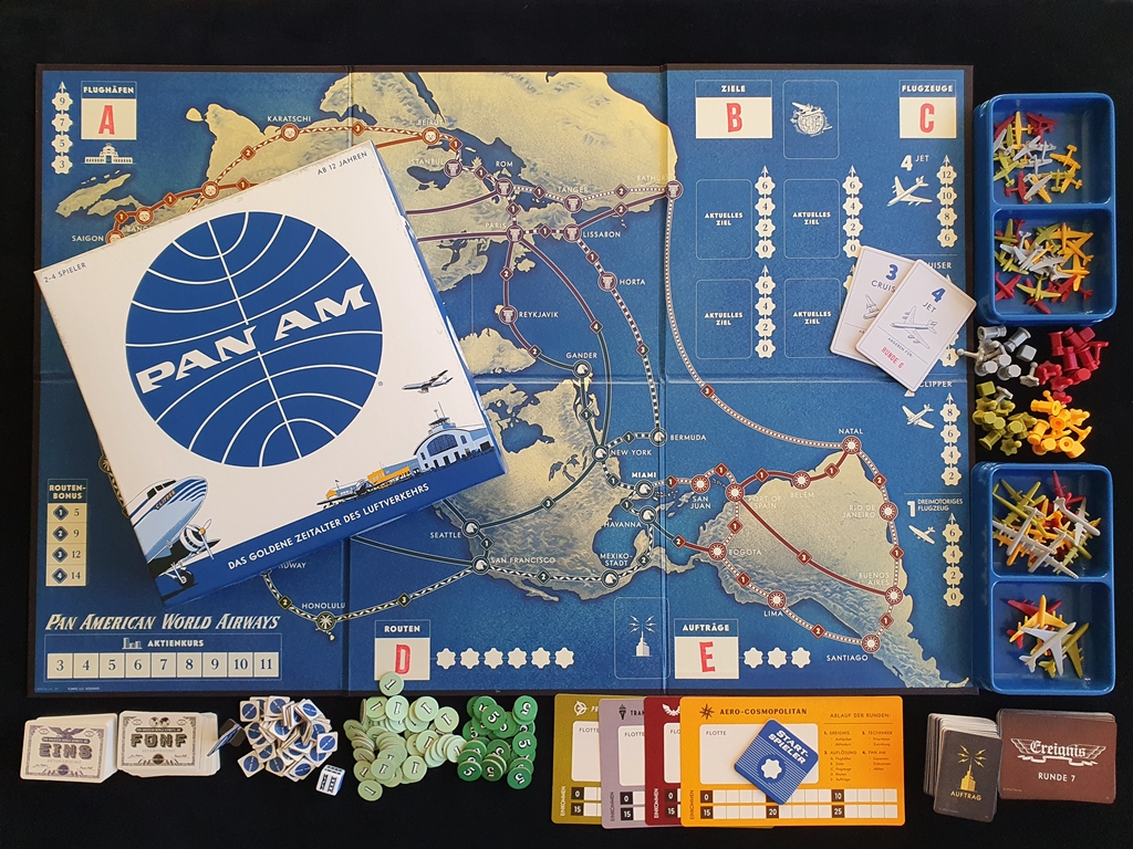 Spielkarton und Inhalt