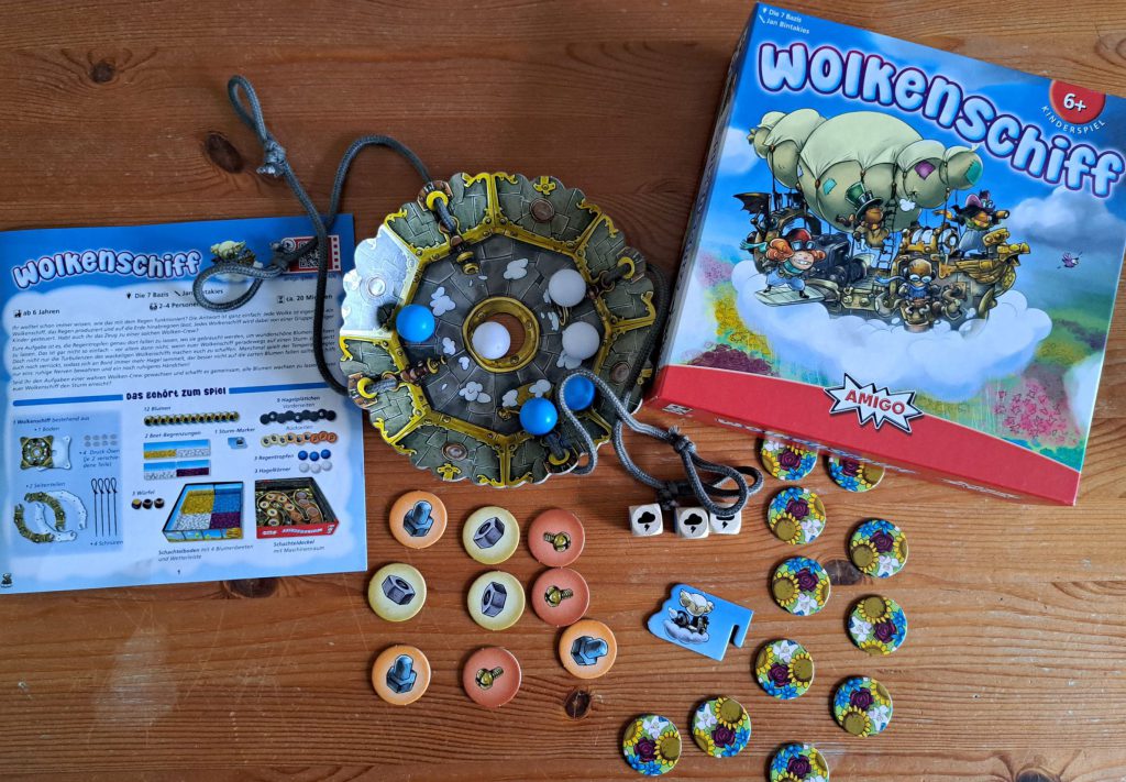 Spielmaterial und SPielschachtel