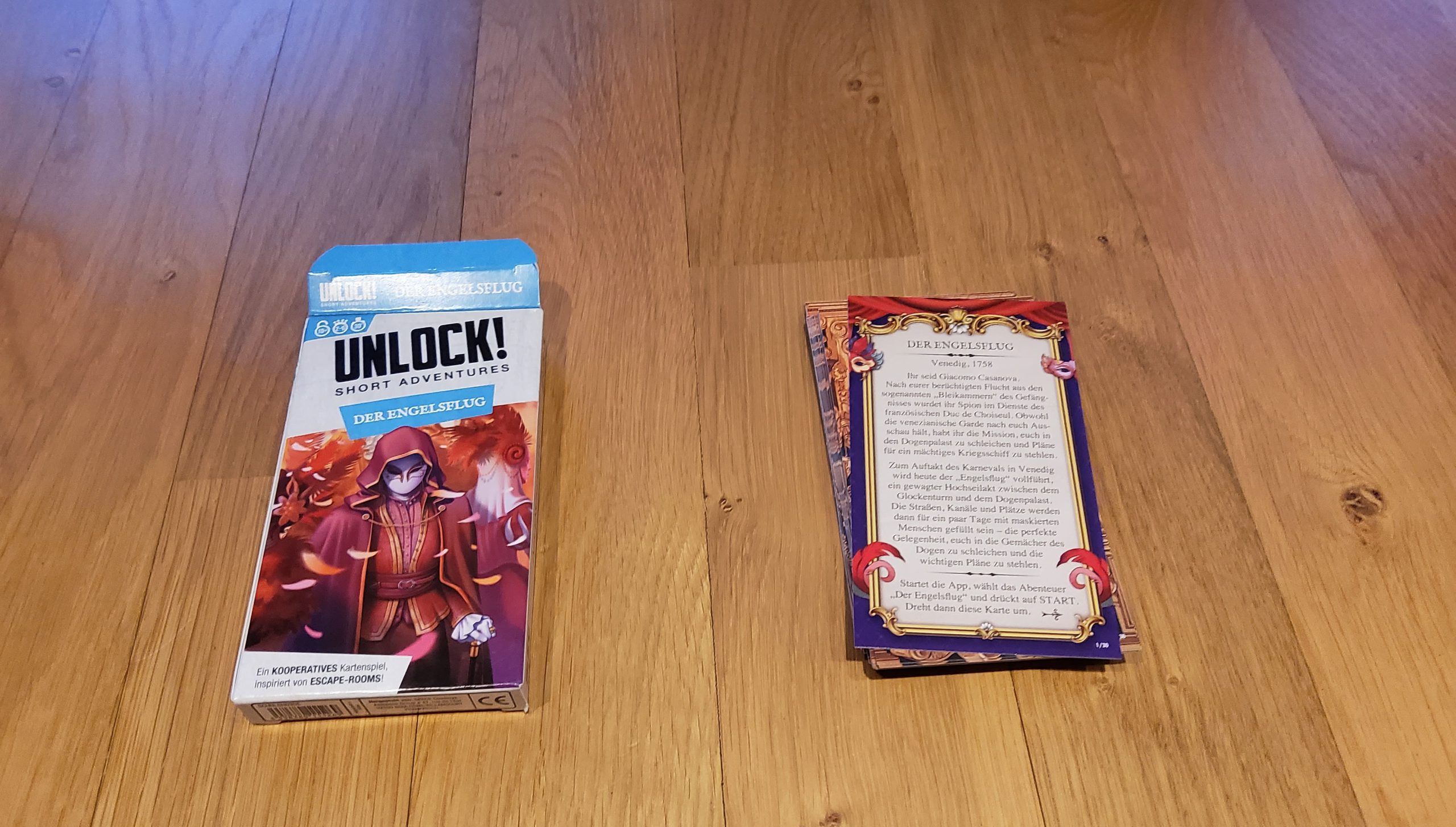 Zu sehen ist das Spiel Der Flug des Engels.