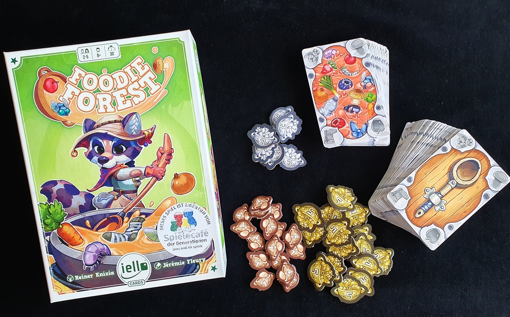 Spielkarton und Inhalt