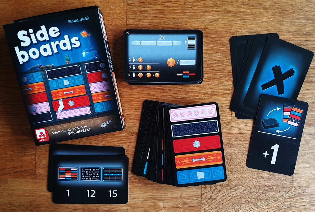 Spielschachtel und Inhalt