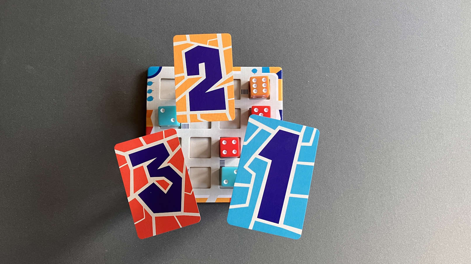 Stillleben mit Spielmaterial