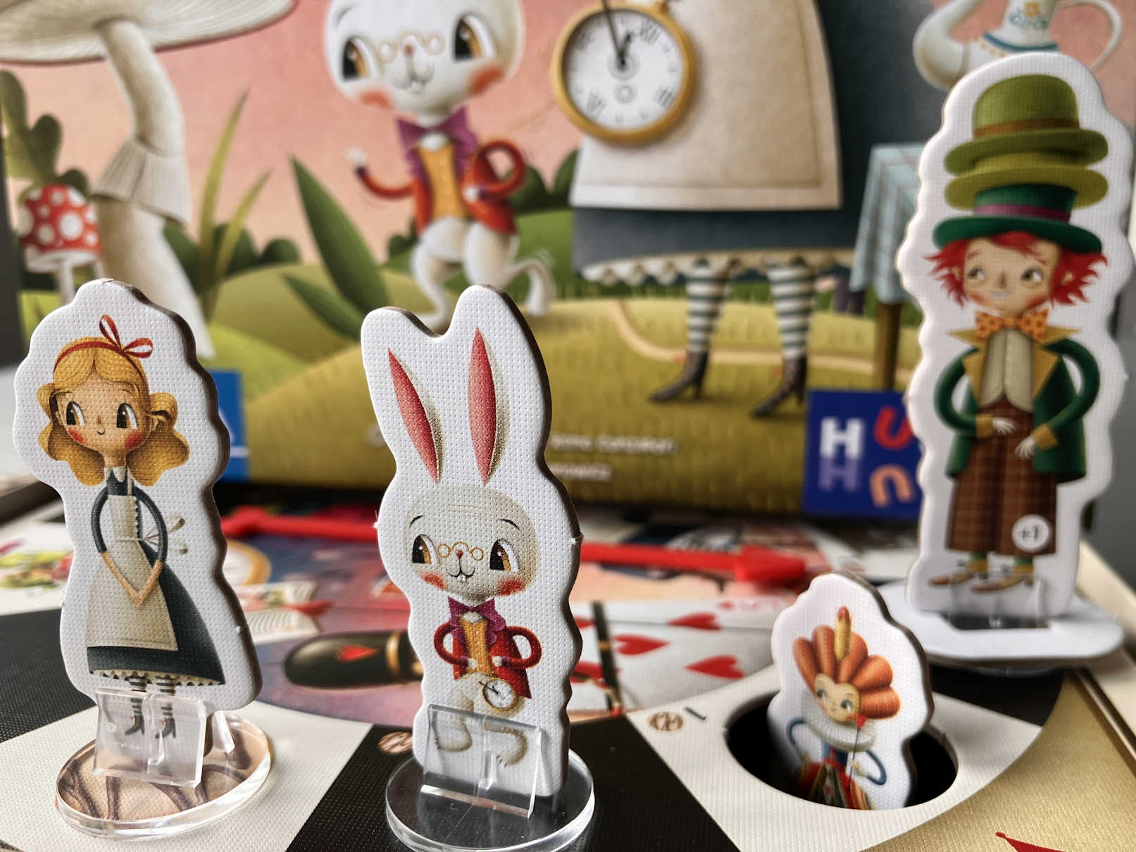 Nahaufnahme vom Hasen aus Alice im Wunderland