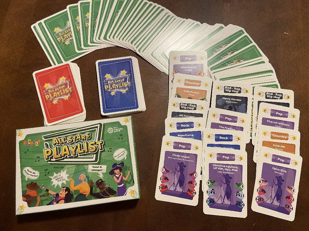 Alle Karten aus dem Spiel Alls tars Playlist