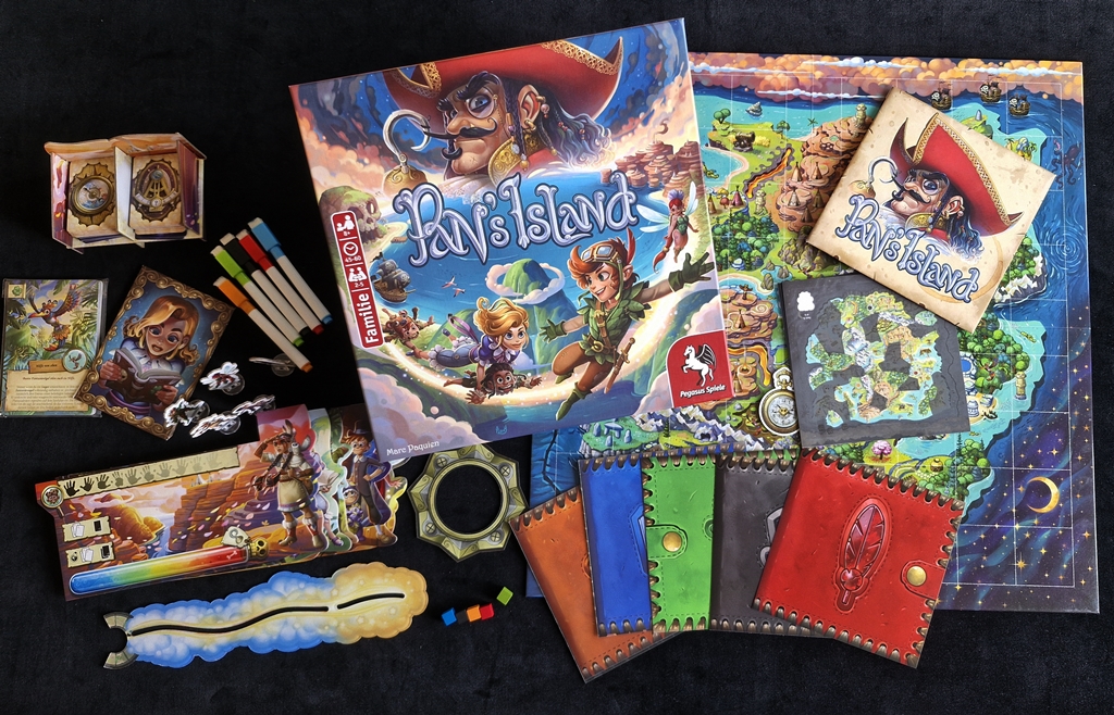 Spielkarton und Inhalt